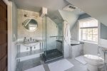 Master bathroom with soaking tub.